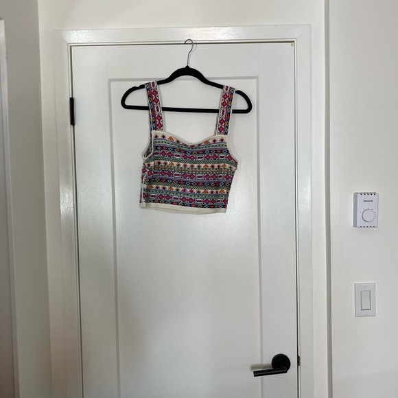 Zara Limited Edition Embroidered Top - Picture 6 of 6